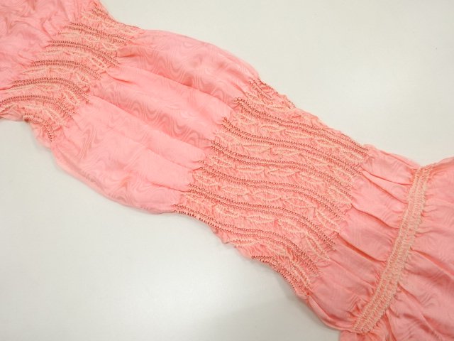 JAPANESE KIMONO / OBIAGE / SILK / SHIBORI